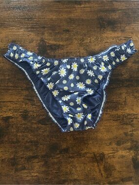 PINK Victoria's Secret Navy Daisy Bikini Bottoms